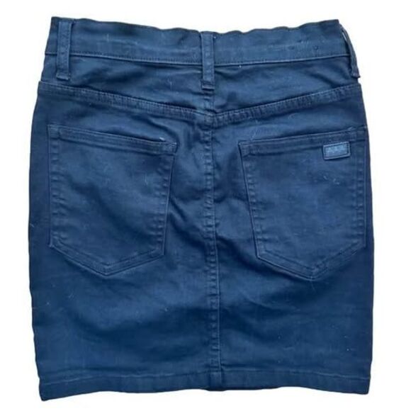 Zee Gee Why black denim mini skirt, size 2-4 - Picture 2 of 2